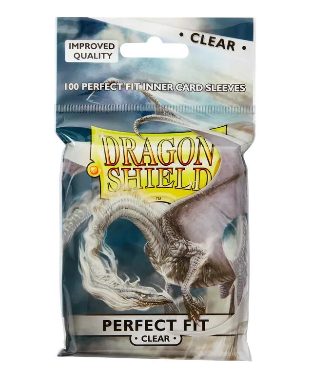 Dragon Shield: Toploading Perfect Fit Sleeves - Clear