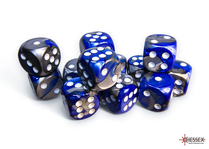 Chessex - 16mm d6 Dice Block (12 Dice) (Choose Your Color)