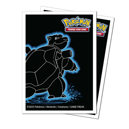 Ultra PRO: Pokémon: Neon Kanto: Blastoise 105ct Apex Deck Protector® Sleeves - Foul Play Gaming