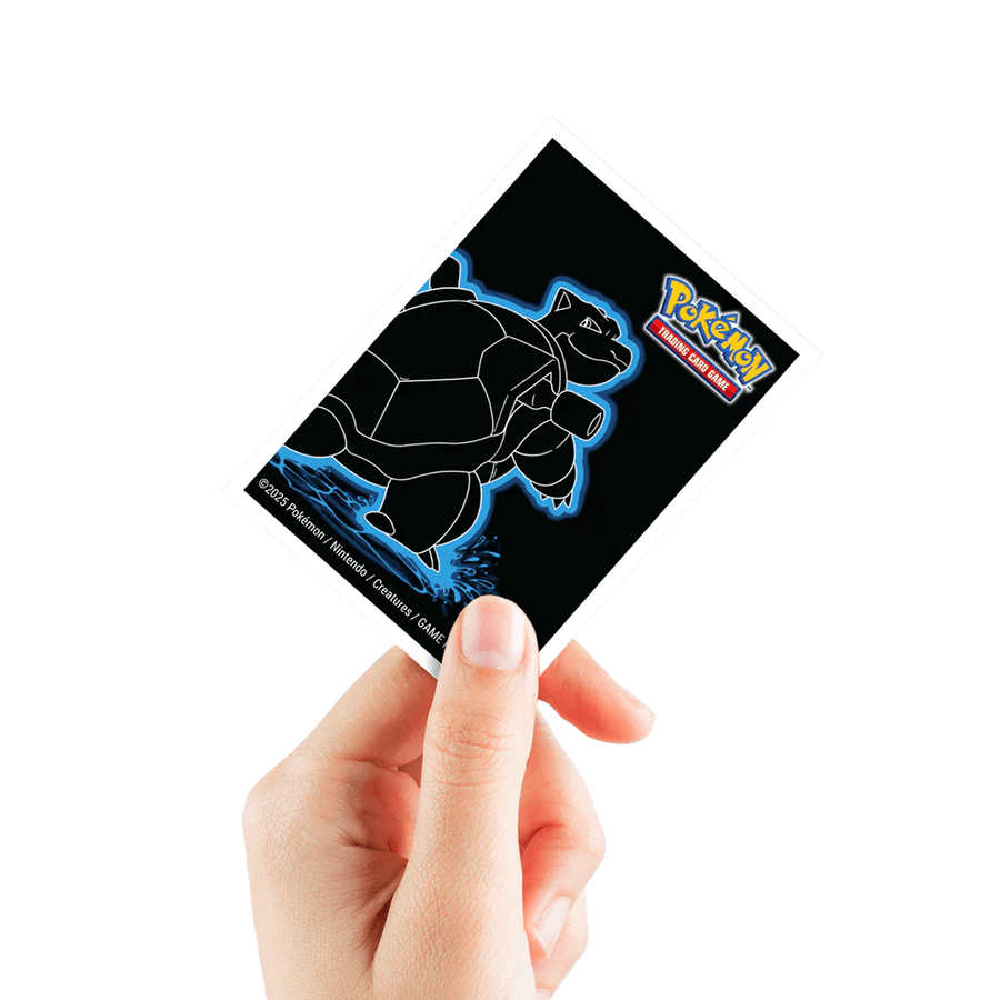Ultra PRO: Pokémon: Neon Kanto: Blastoise 105ct Apex Deck Protector® Sleeves - Foul Play Gaming