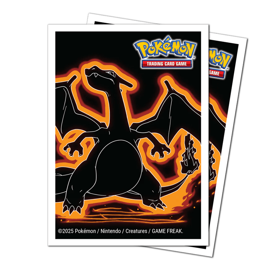 Ultra PRO: Pokémon: Neon Kanto: Charizard 105ct Apex Deck Protector® Sleeves - Foul Play Gaming