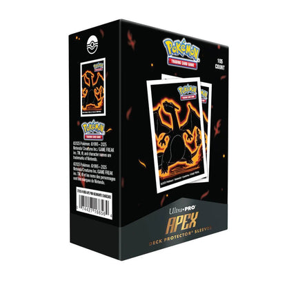 Ultra PRO: Pokémon: Neon Kanto: Charizard 105ct Apex Deck Protector® Sleeves - Foul Play Gaming
