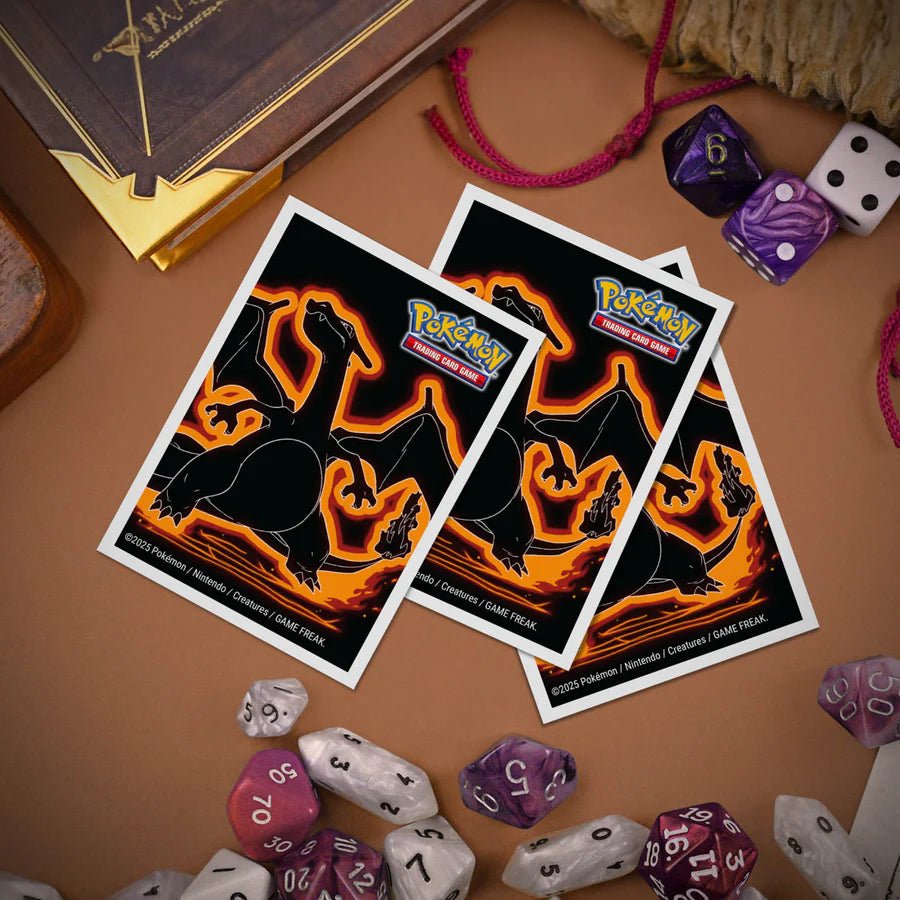 Ultra PRO: Pokémon: Neon Kanto: Charizard 105ct Apex Deck Protector® Sleeves - Foul Play Gaming