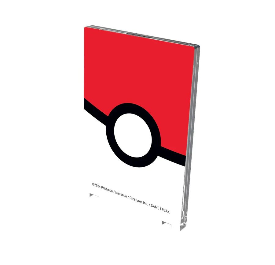 Ultra PRO: Single 35pt One - Touch® Edge - Poké Ball Printed Magnetic Card Holder for Pokémon - Foul Play Gaming